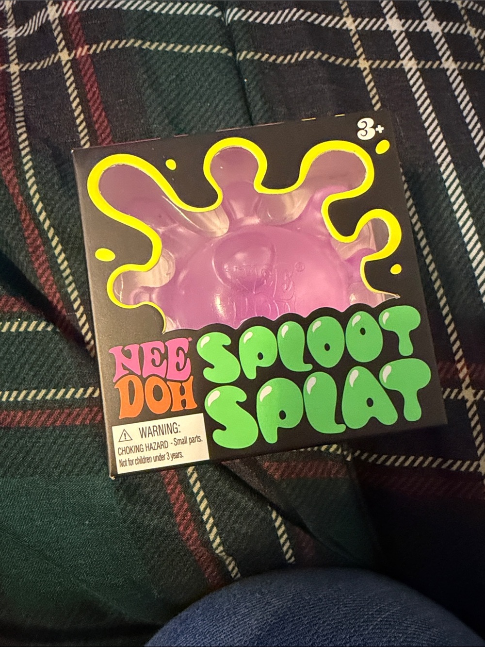 NeeDoh Splot Splat Purple Kids Stress Toy